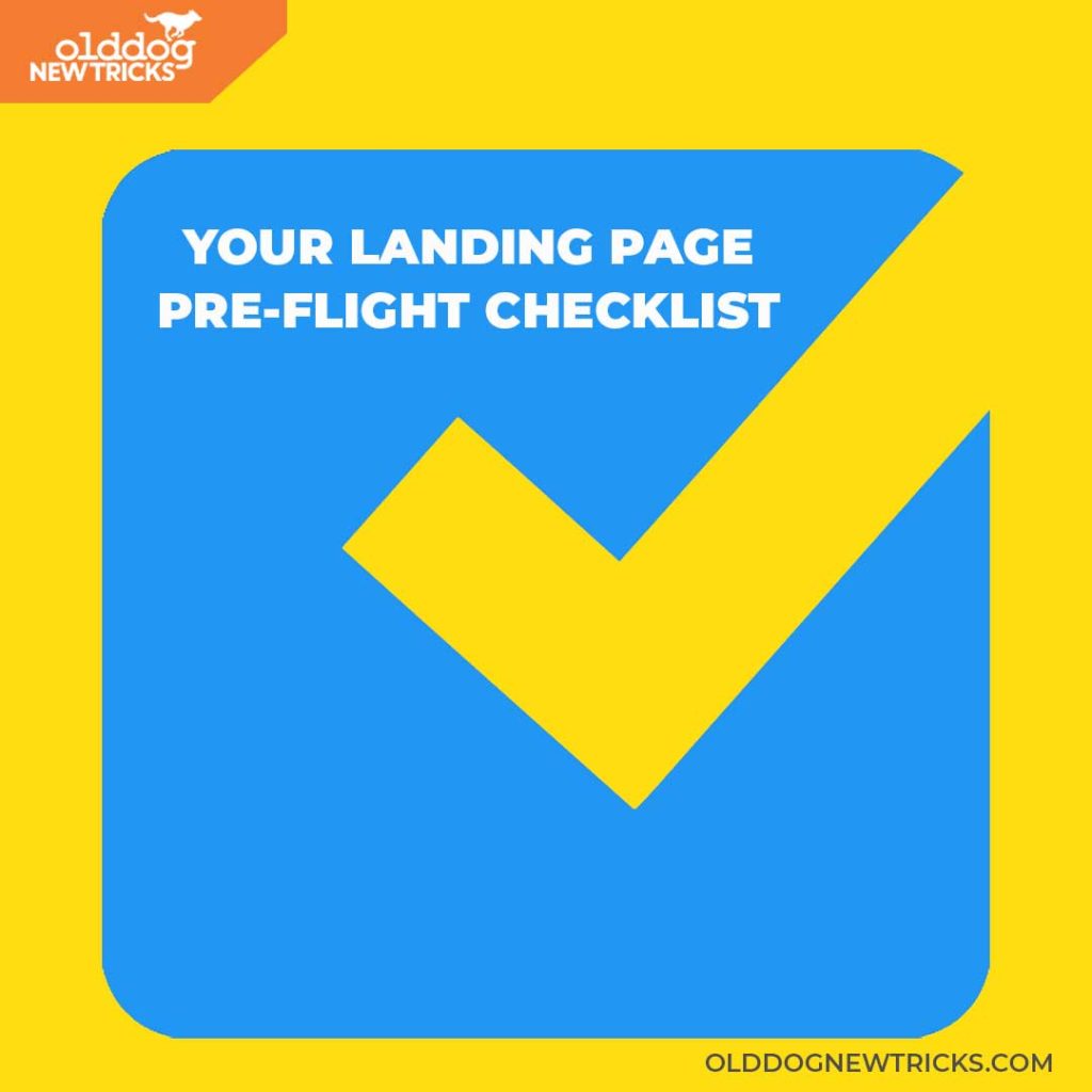 landing page checklist